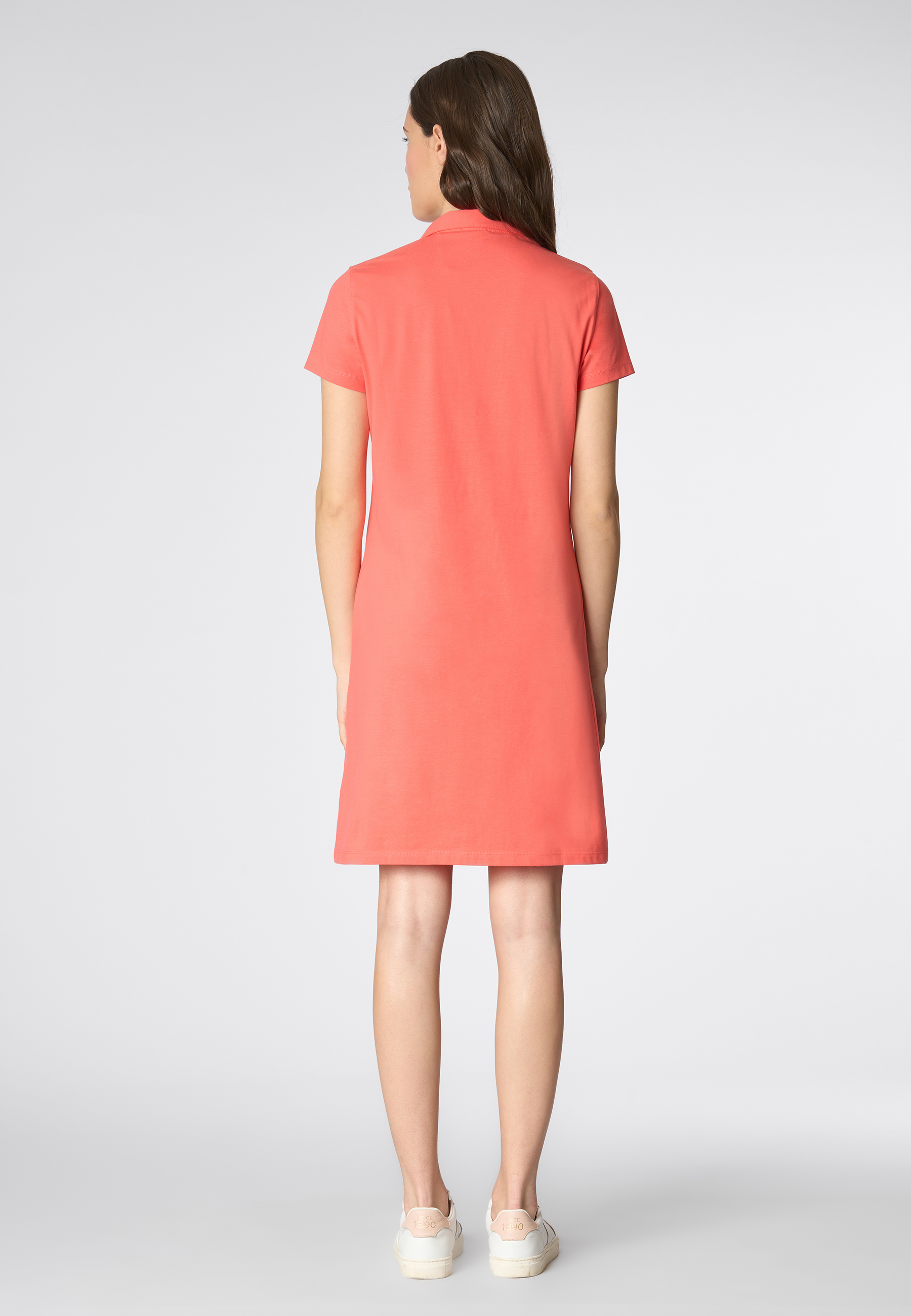 Abito a maniche corte in cotone stretch