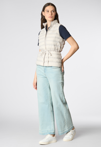 Gilet ultra light in nylon con coulisse regolabile