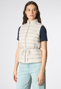 Gilet ultra light in nylon con coulisse regolabile