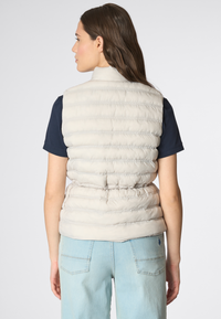 Gilet ultra light in nylon con coulisse regolabile