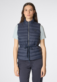 Gilet ultra light in nylon con coulisse regolabile
