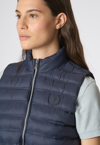 Gilet ultra light in nylon con coulisse regolabile