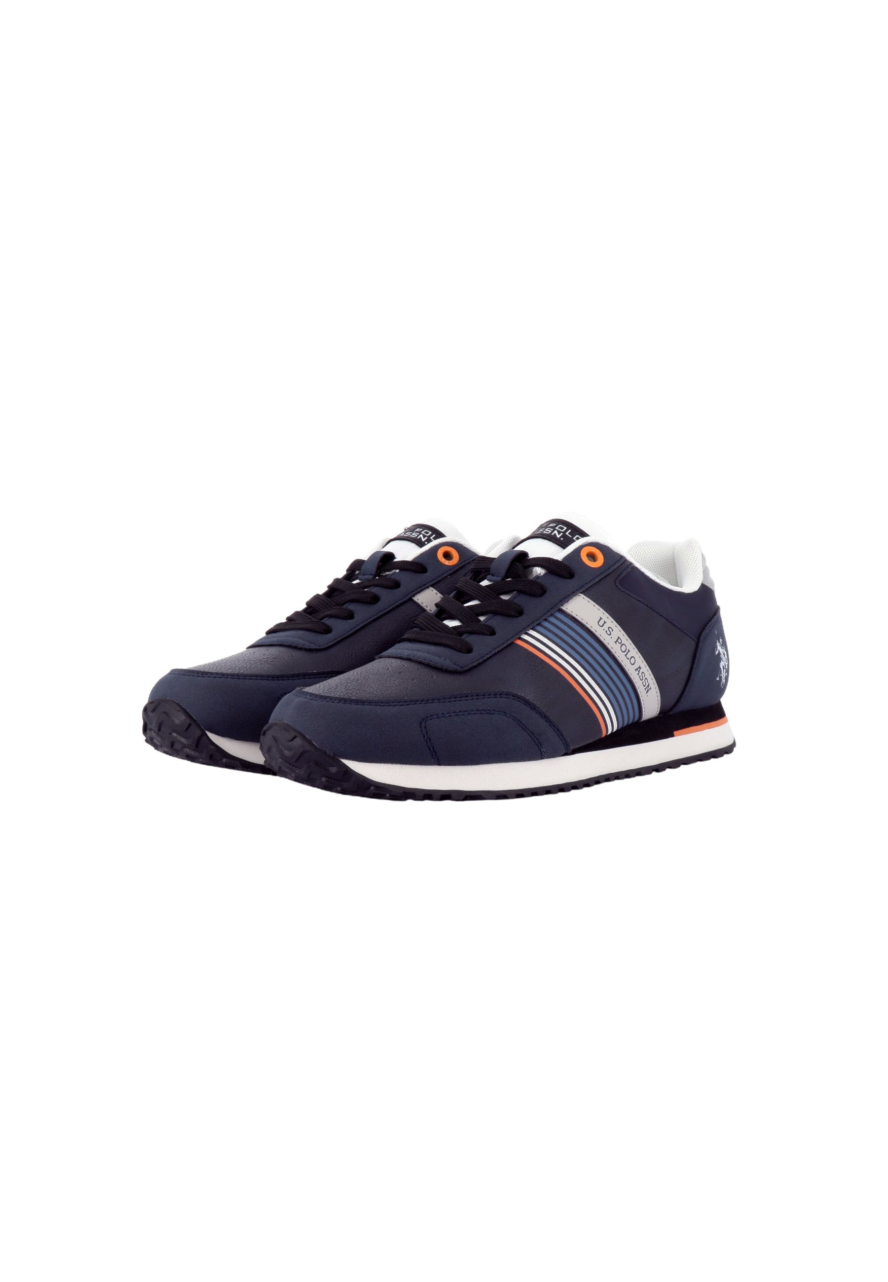 Sneaker Xirio da uomo con inserti a righe e logo