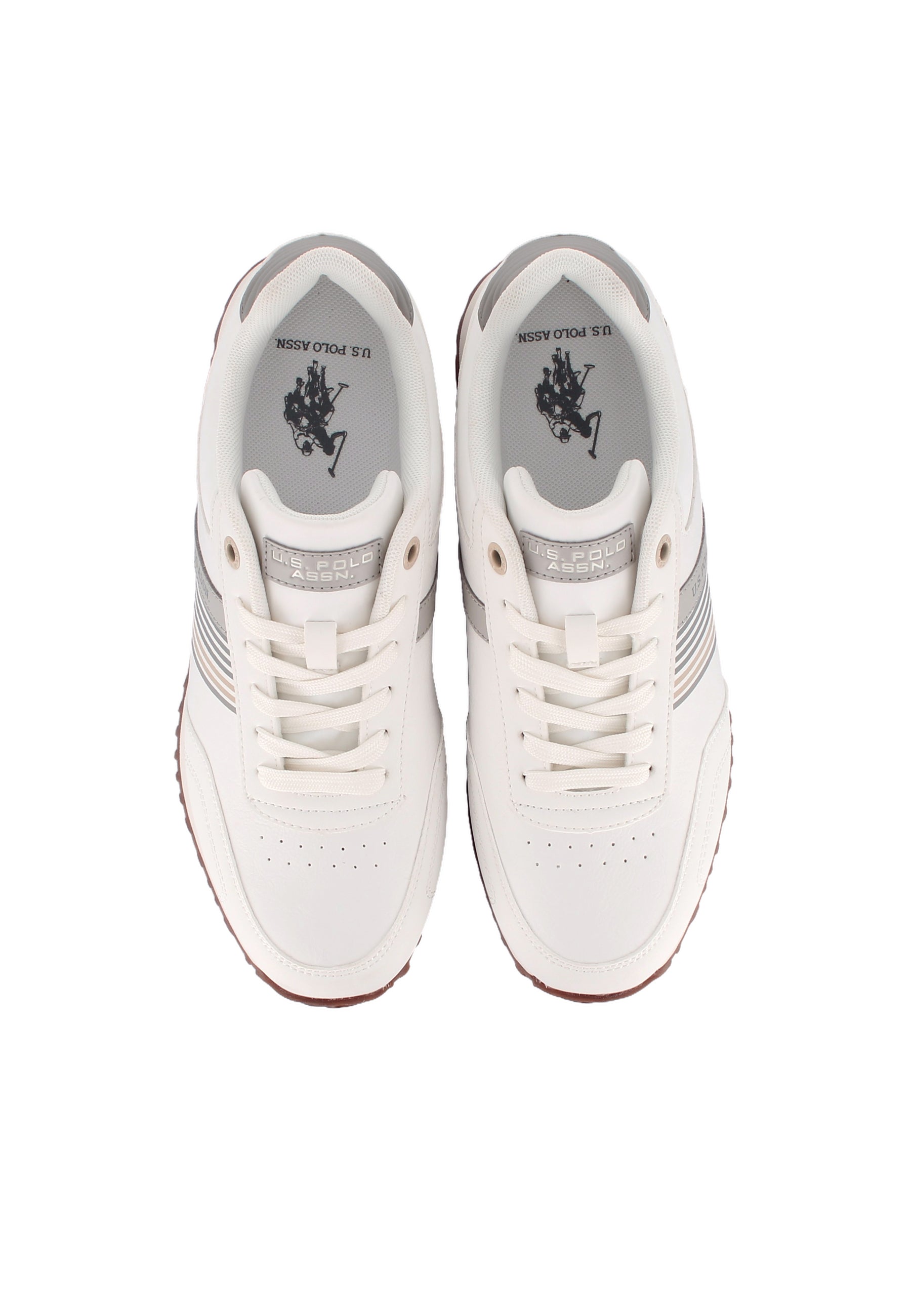 Sneaker Xirio da uomo con inserti a righe e logo