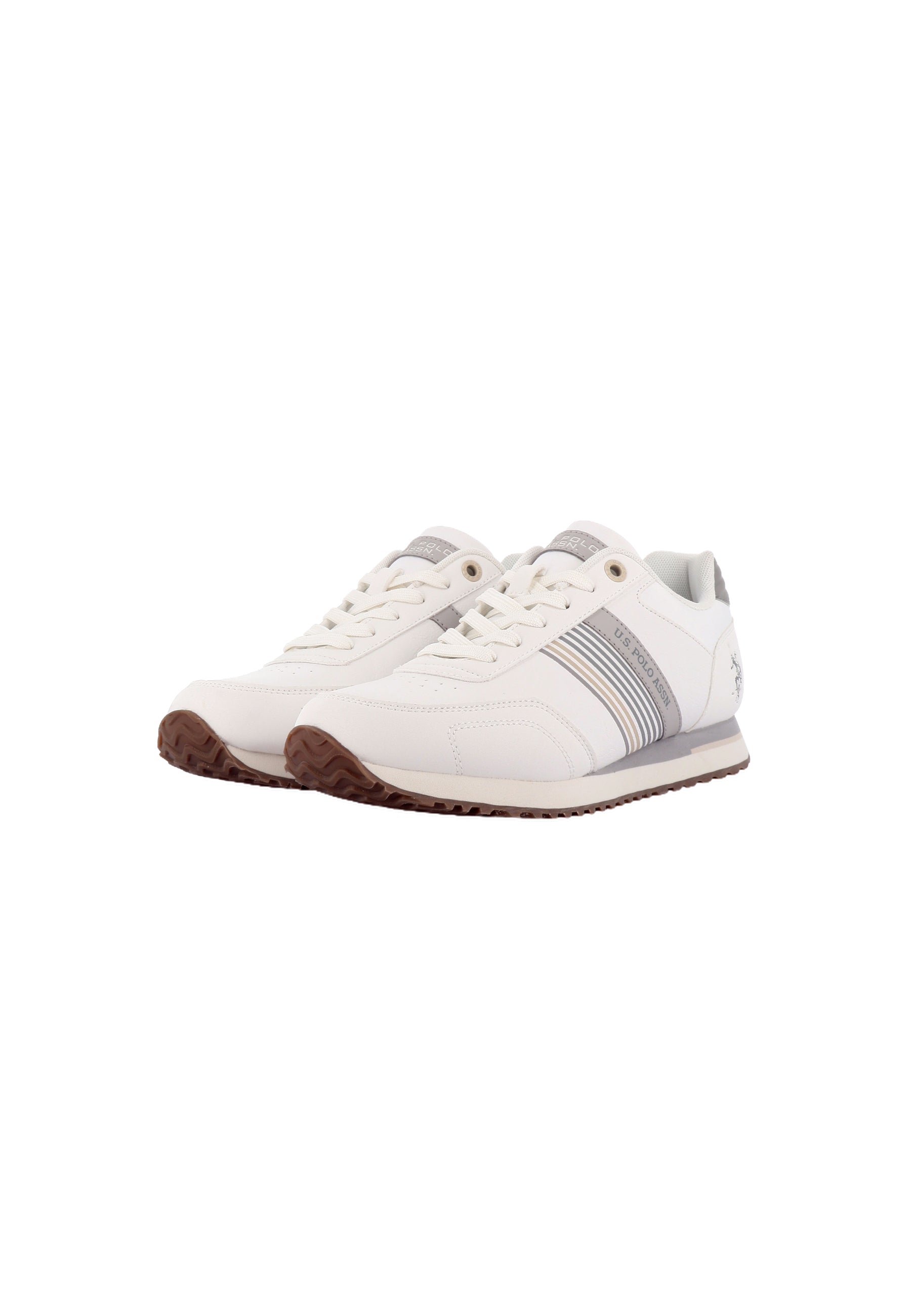 Sneaker Xirio da uomo con inserti a righe e logo
