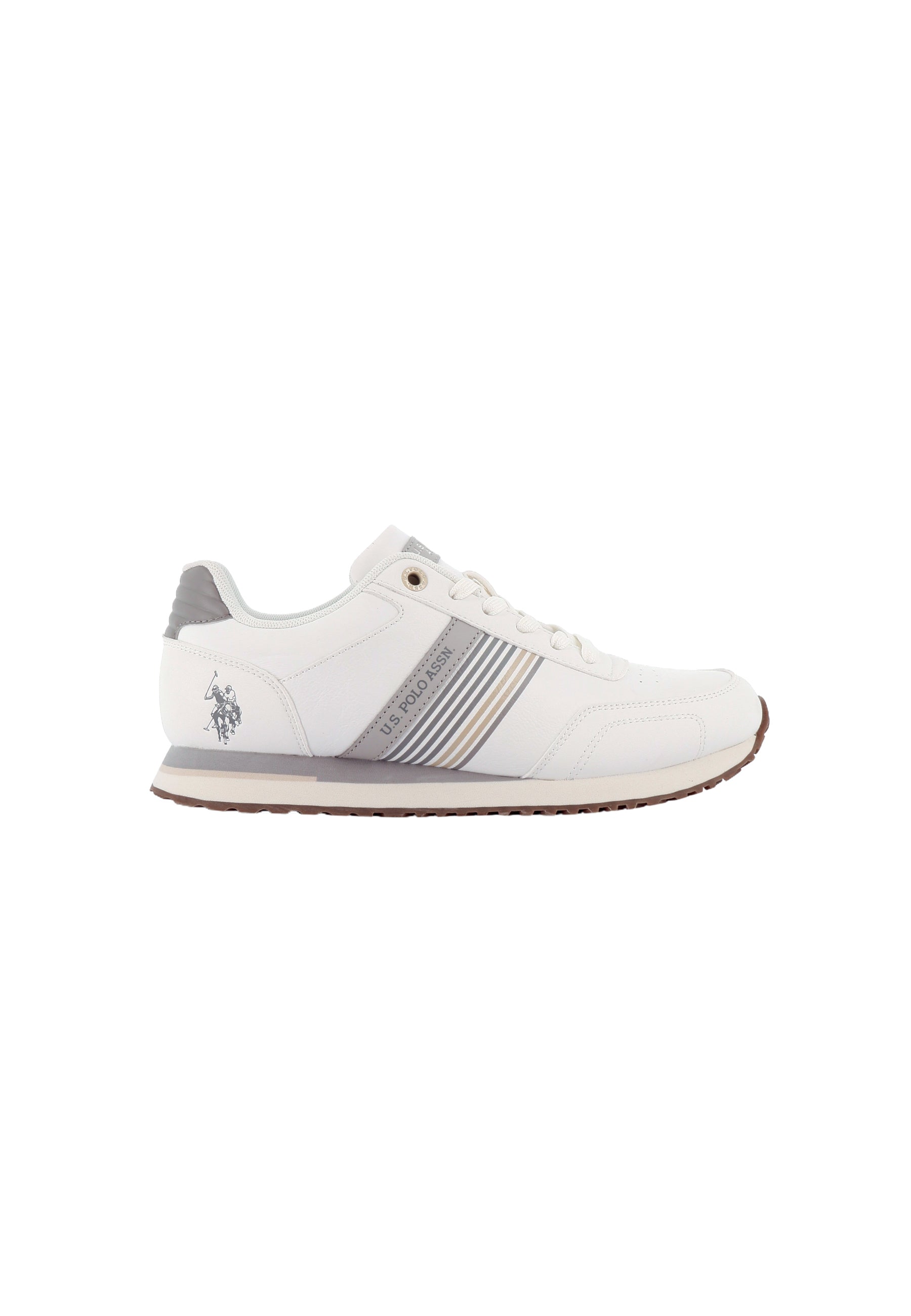 Sneaker Xirio da uomo con inserti a righe e logo