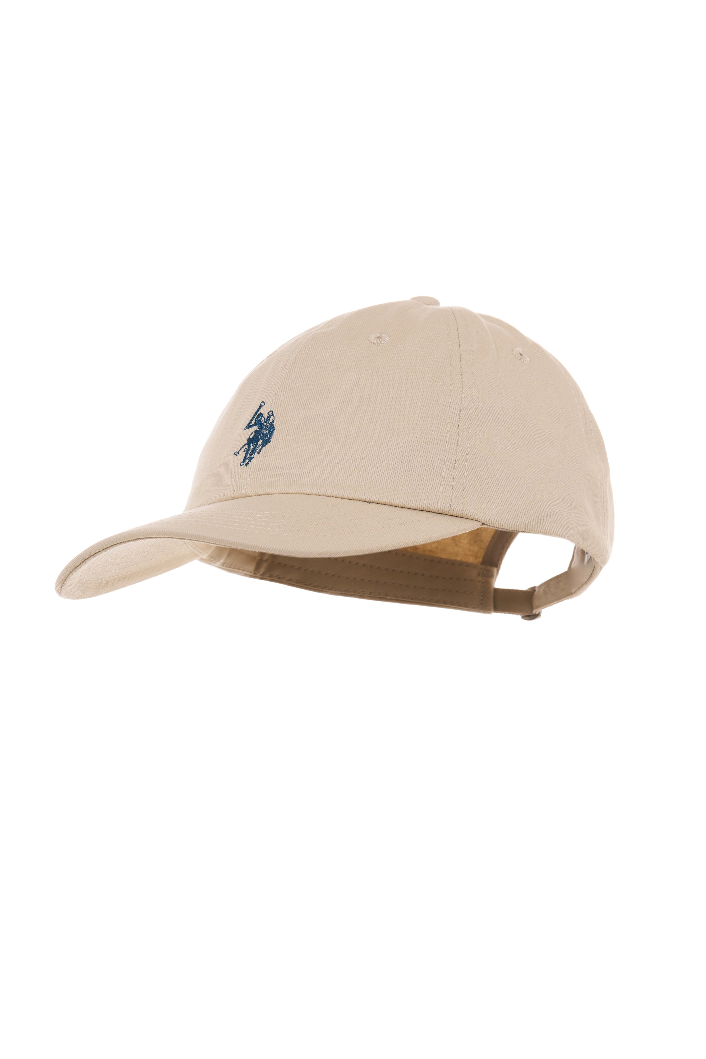 Cappellino in cotone twill con logo ricamato