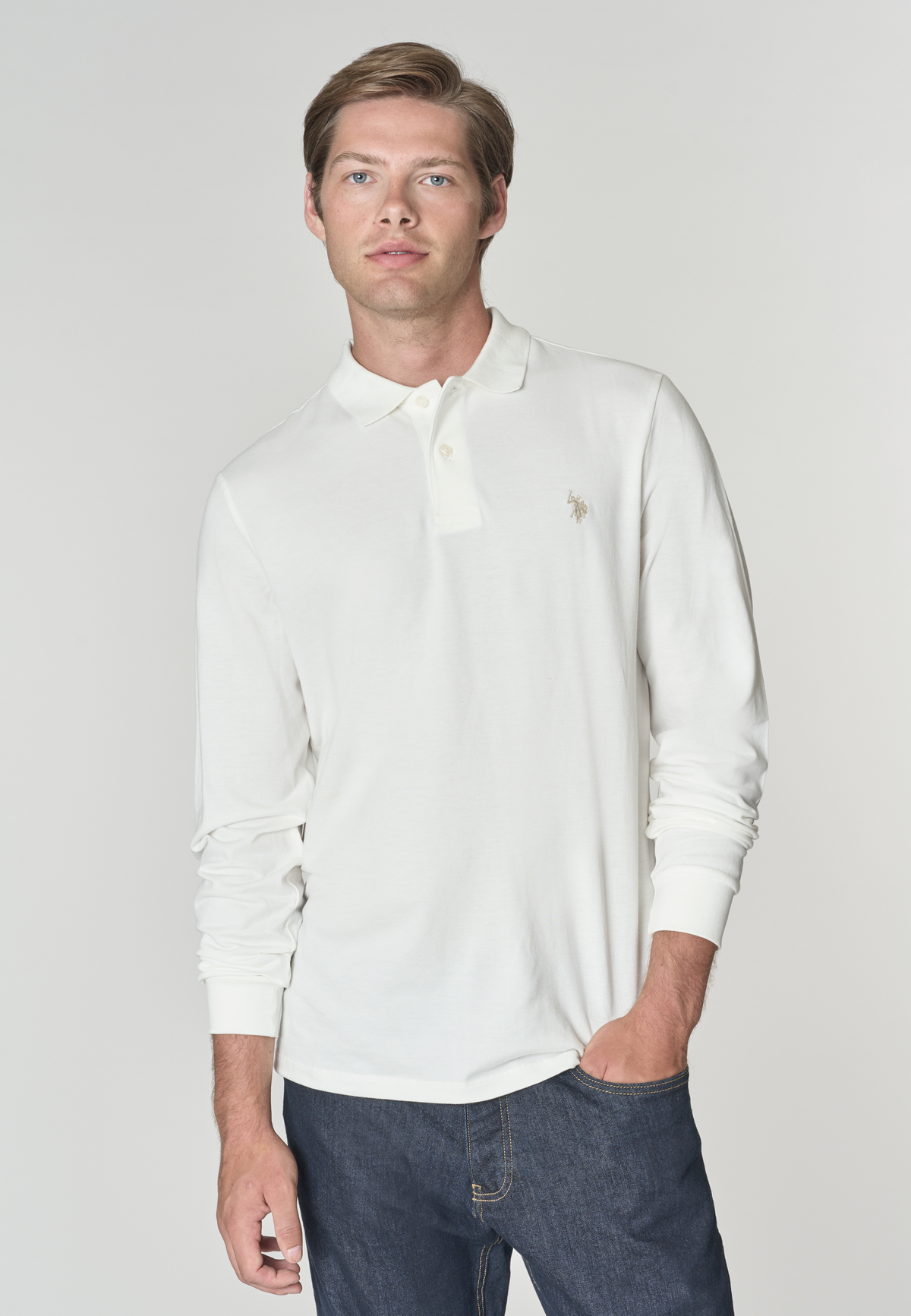 Polo shirt uomo maniche lunghe