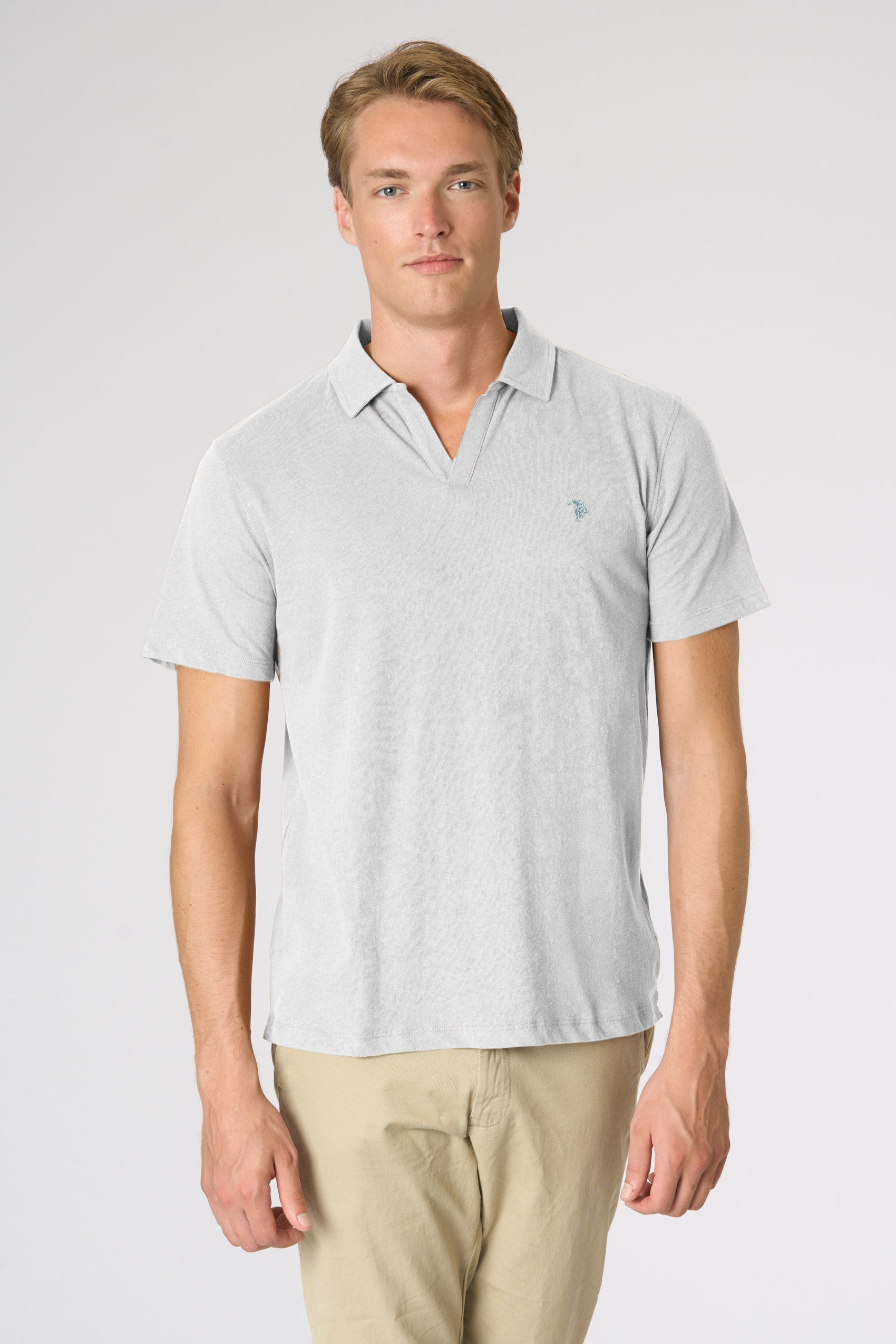 Polo da uomo con scollo a V