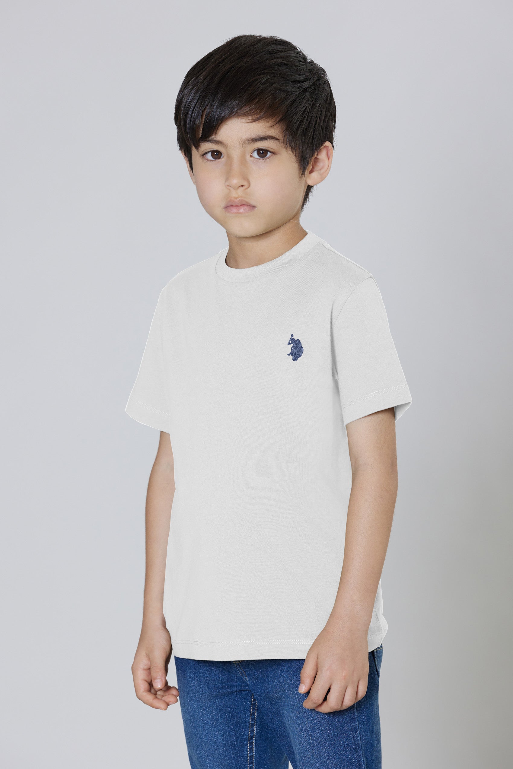 T-shirt a maniche corte in cotone con logo