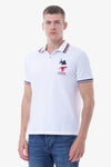 Polo a maniche corte con logo flag U.S. Polo Assn.