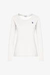 T-shirt girocollo in light jersey con logo U.S. Polo Assn.