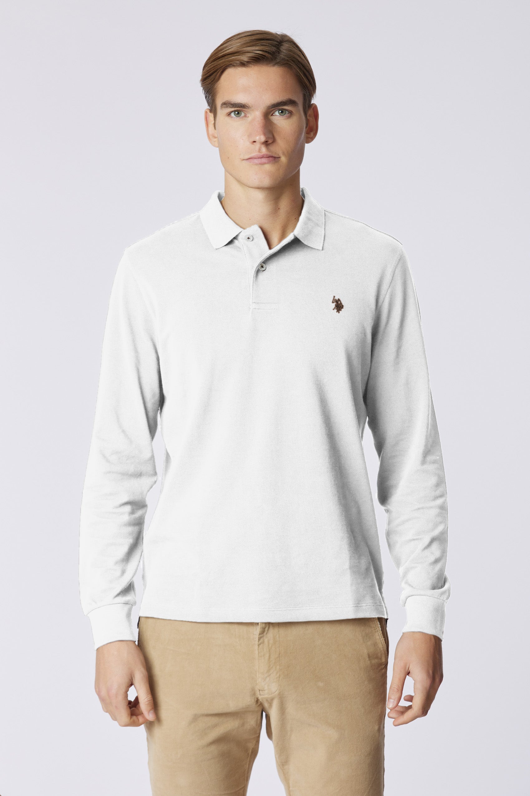 Polo a maniche lunghe piquet