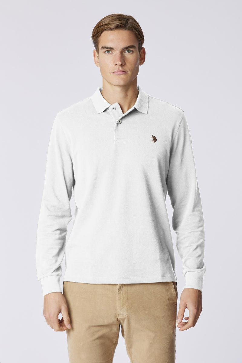 Polo a maniche lunghe piquet
