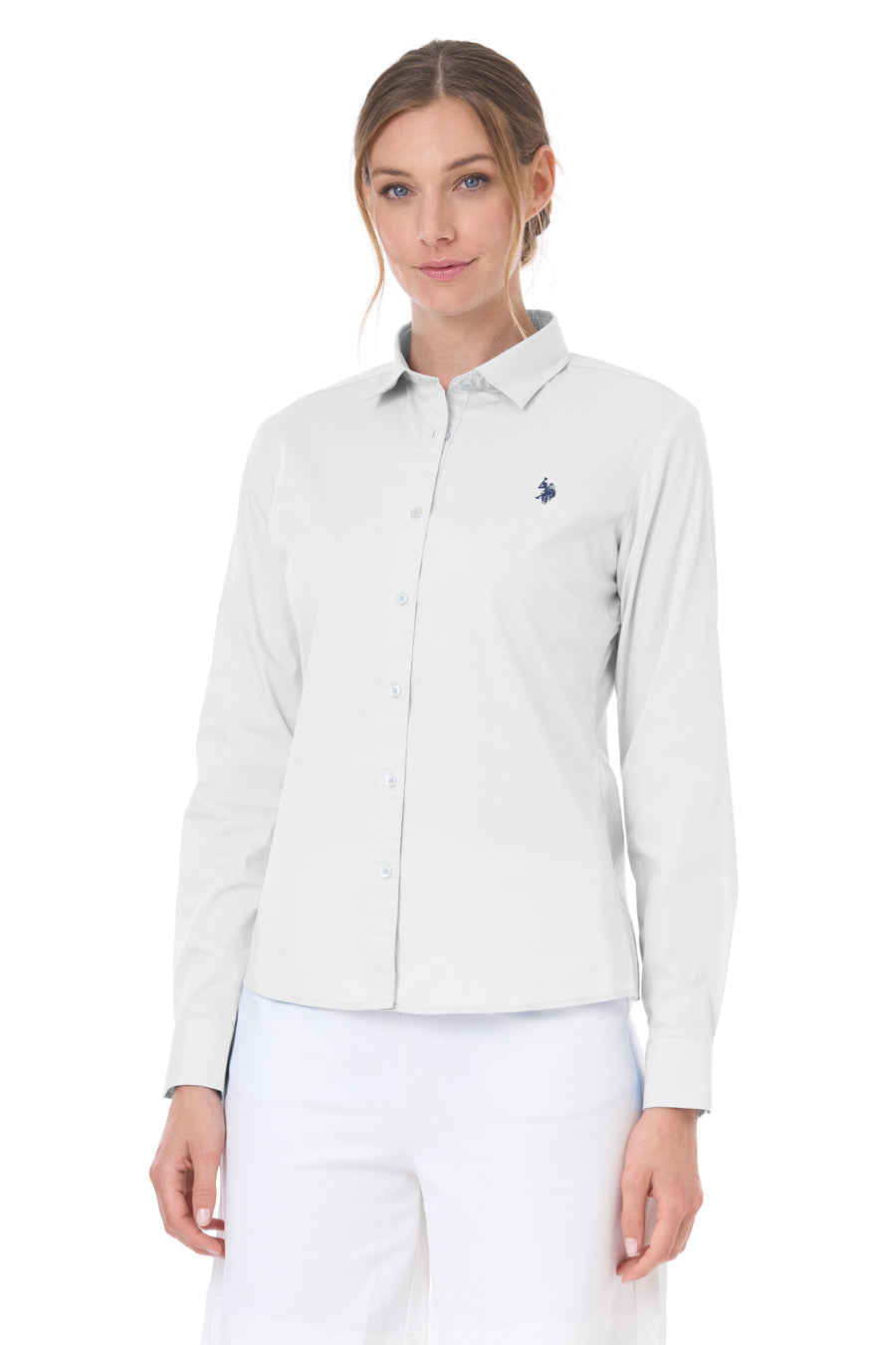 Camicia misto cotone stretch silky finishing