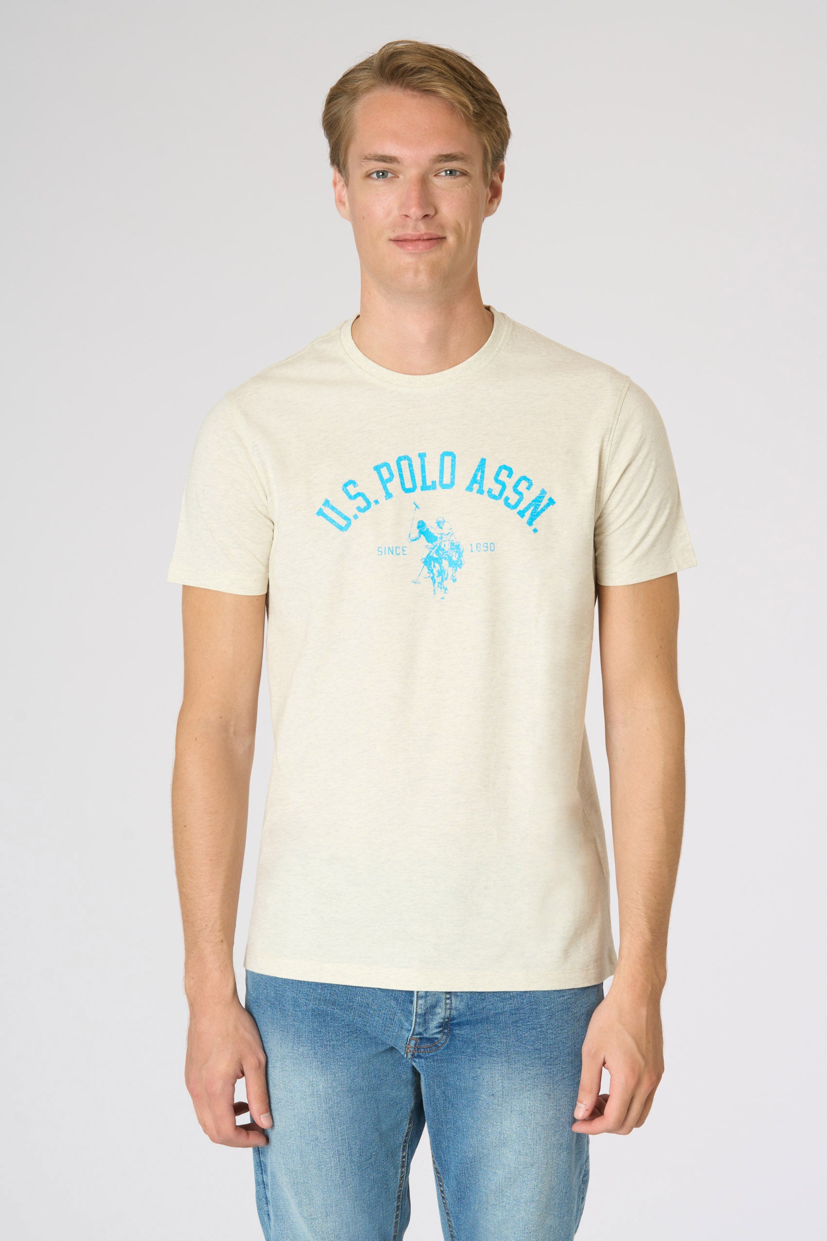 T-shirt in cotone con stampa frontale