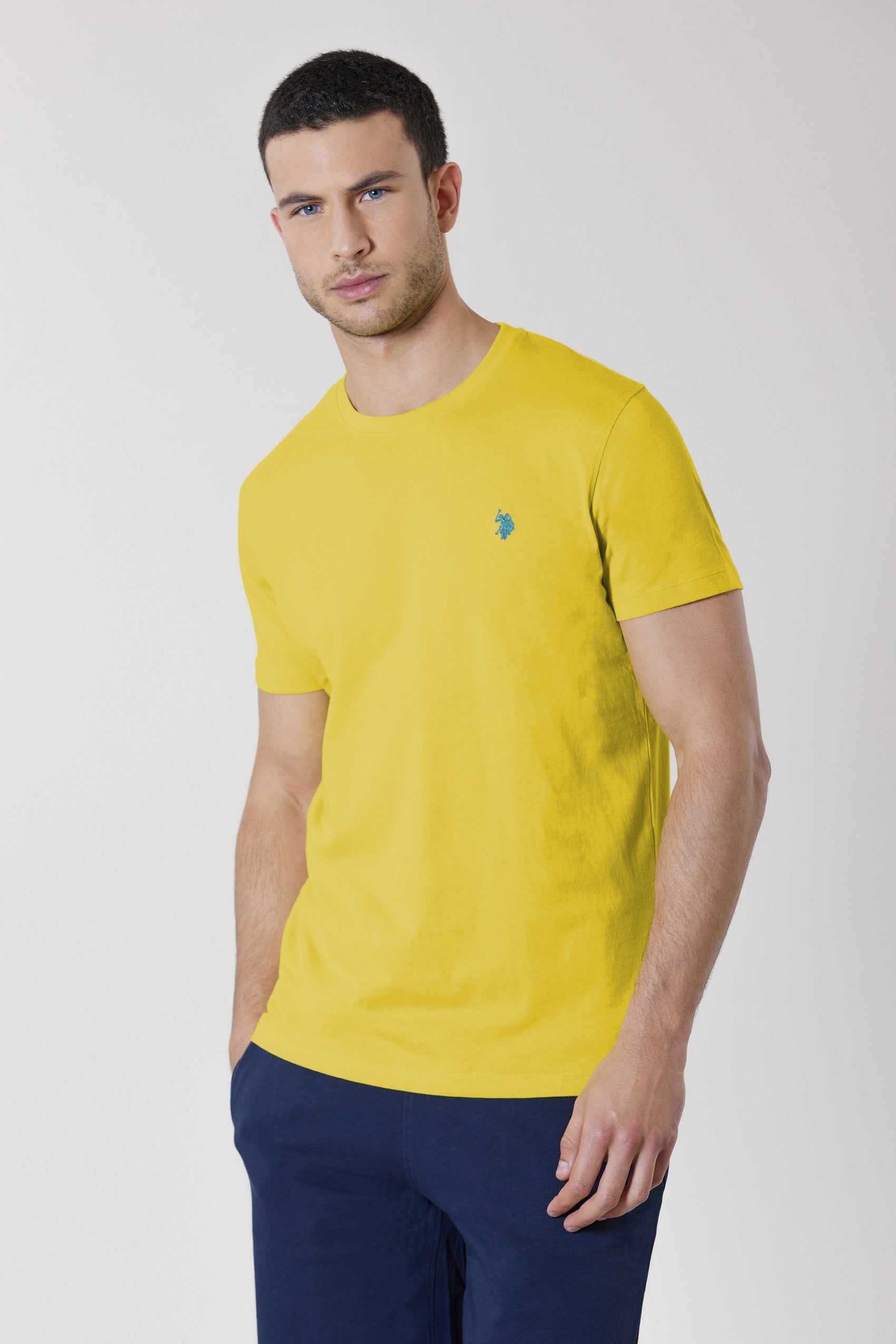 T-shirt girocollo in cotone