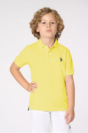 Polo shirt da bambino con logo in cotone piquet