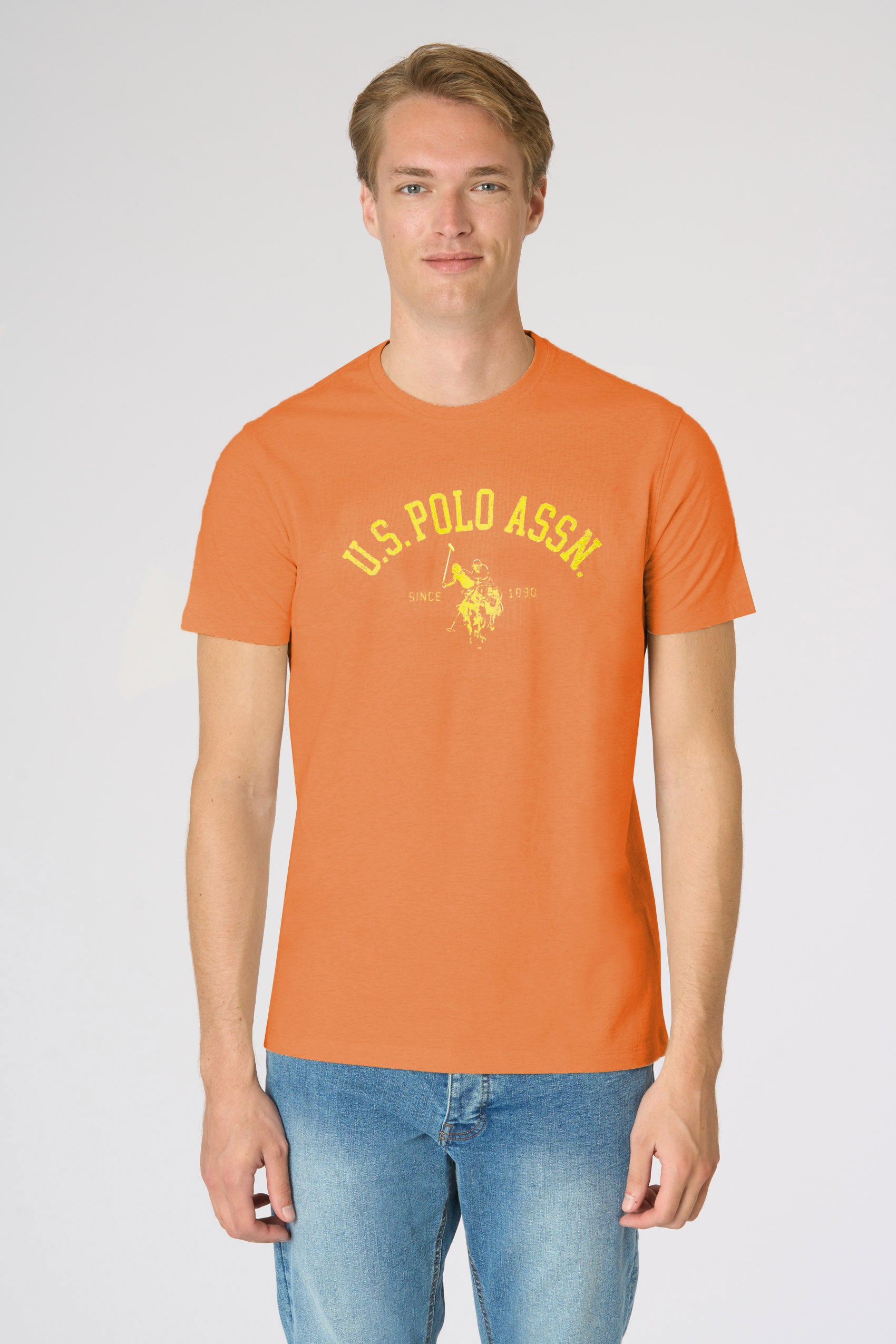 T-shirt in cotone con stampa frontale