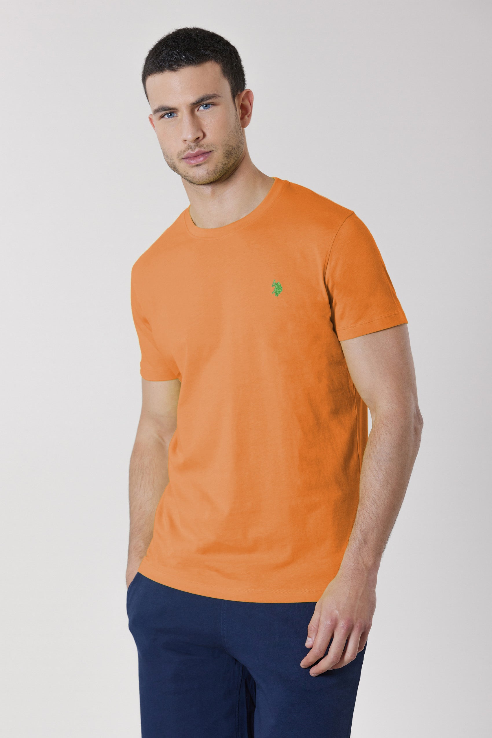 T-shirt girocollo in cotone