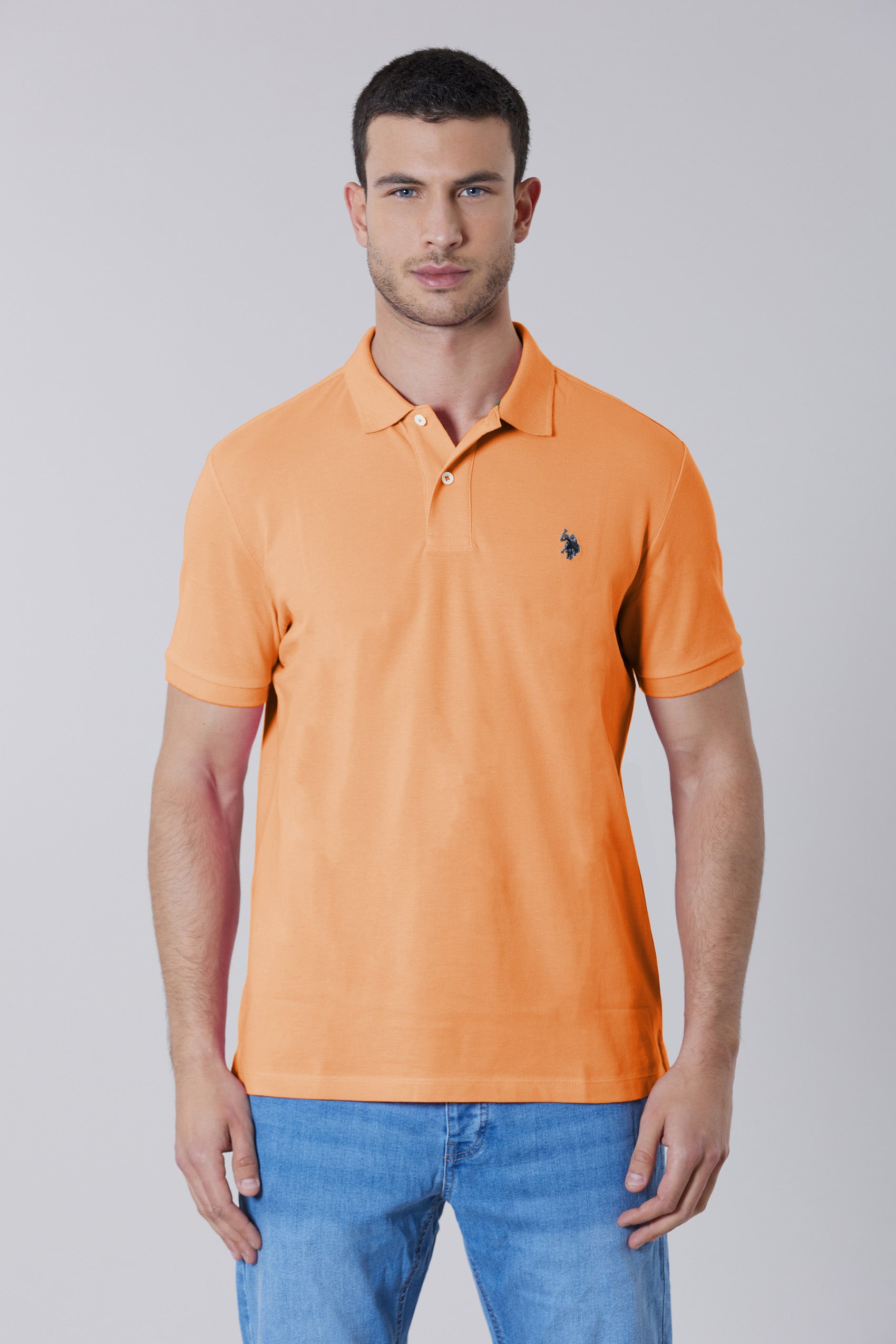 Polo shirt a maniche corte da uomo con logo