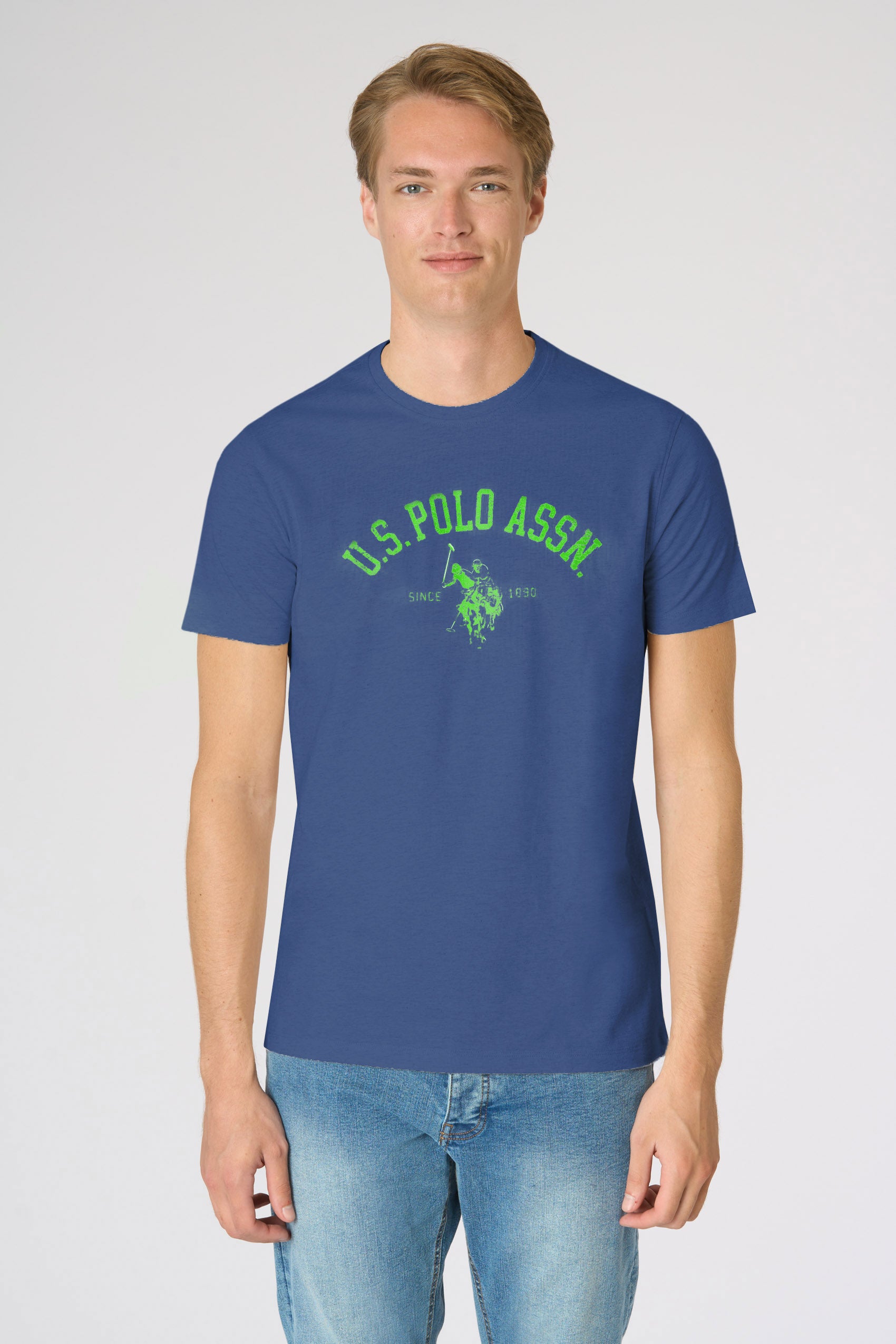 T-shirt in cotone con stampa frontale