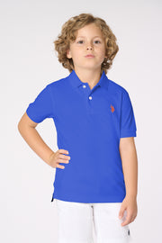 Polo shirt da bambino con logo in cotone piquet