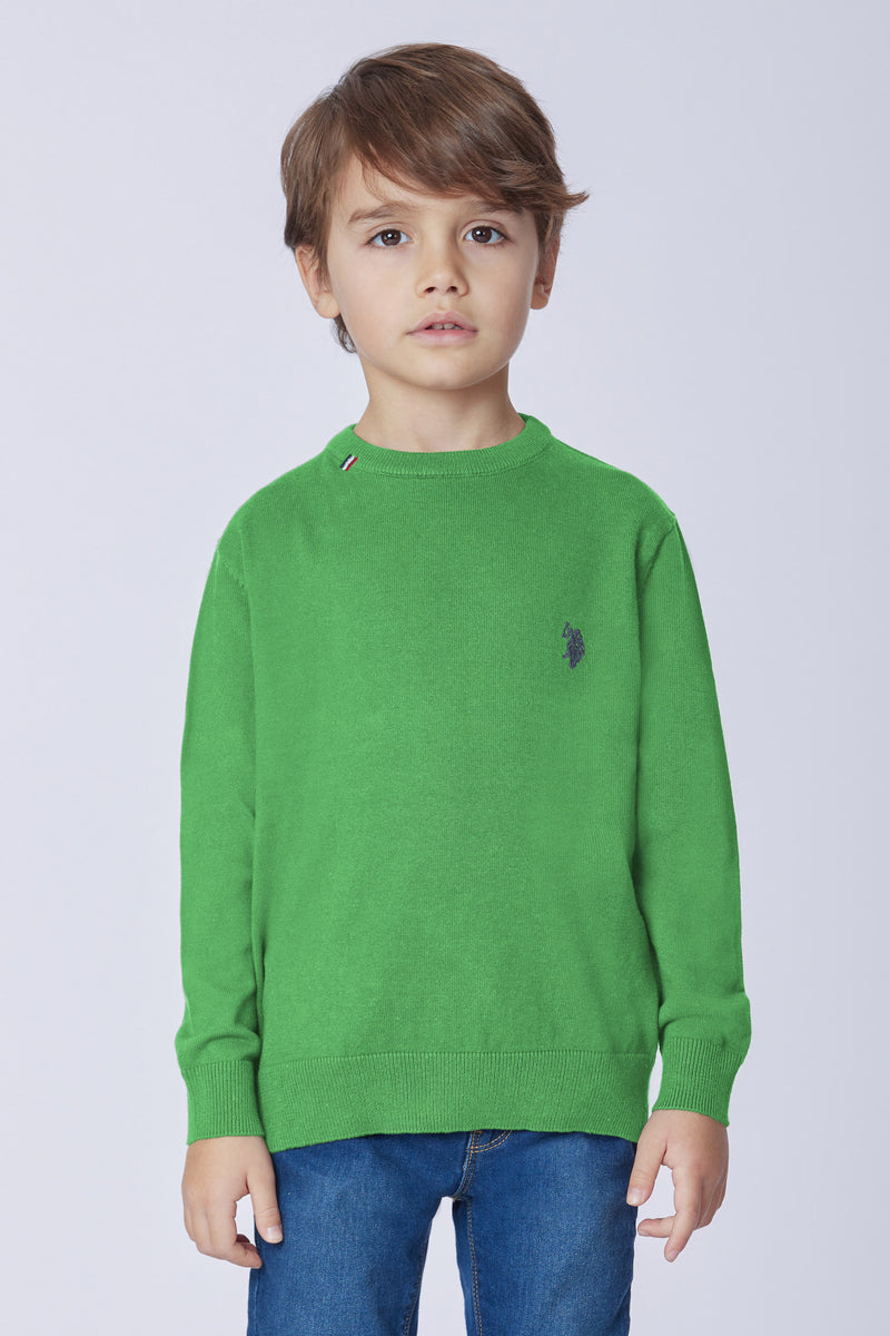 Maglia girocollo con logo