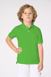 Polo shirt da bambino con logo in cotone piquet