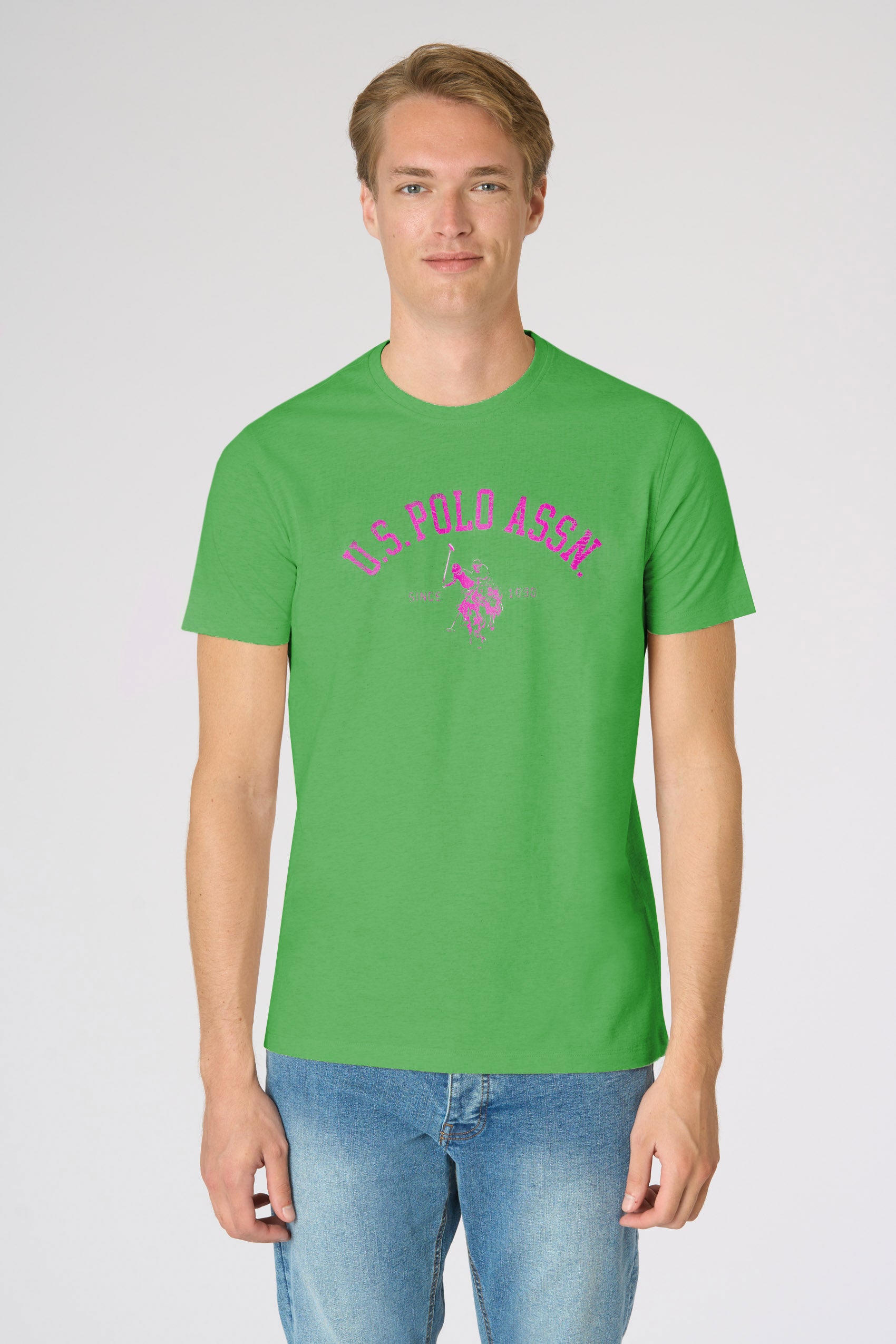 T-shirt in cotone con stampa frontale