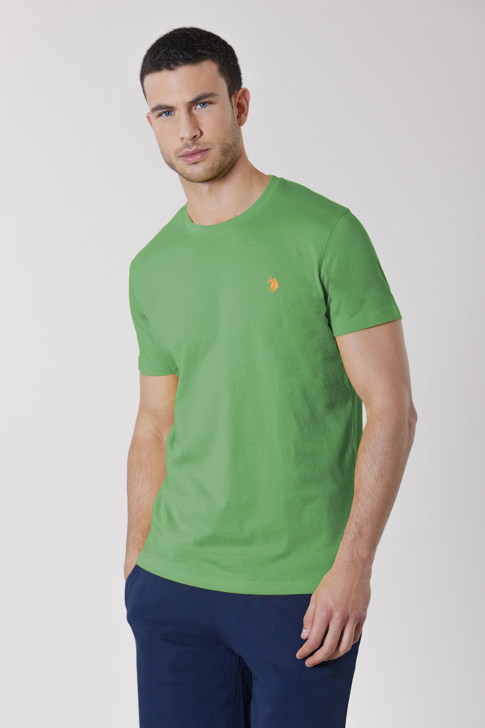 T-shirt girocollo in cotone