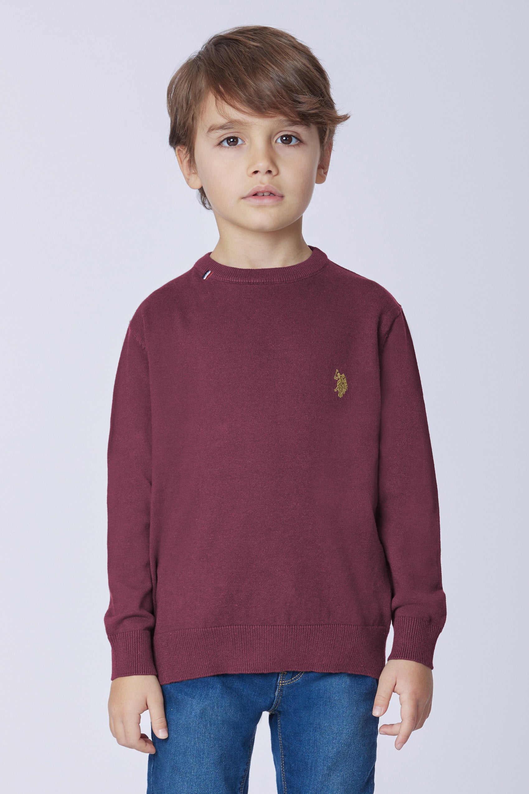 Maglia girocollo con logo