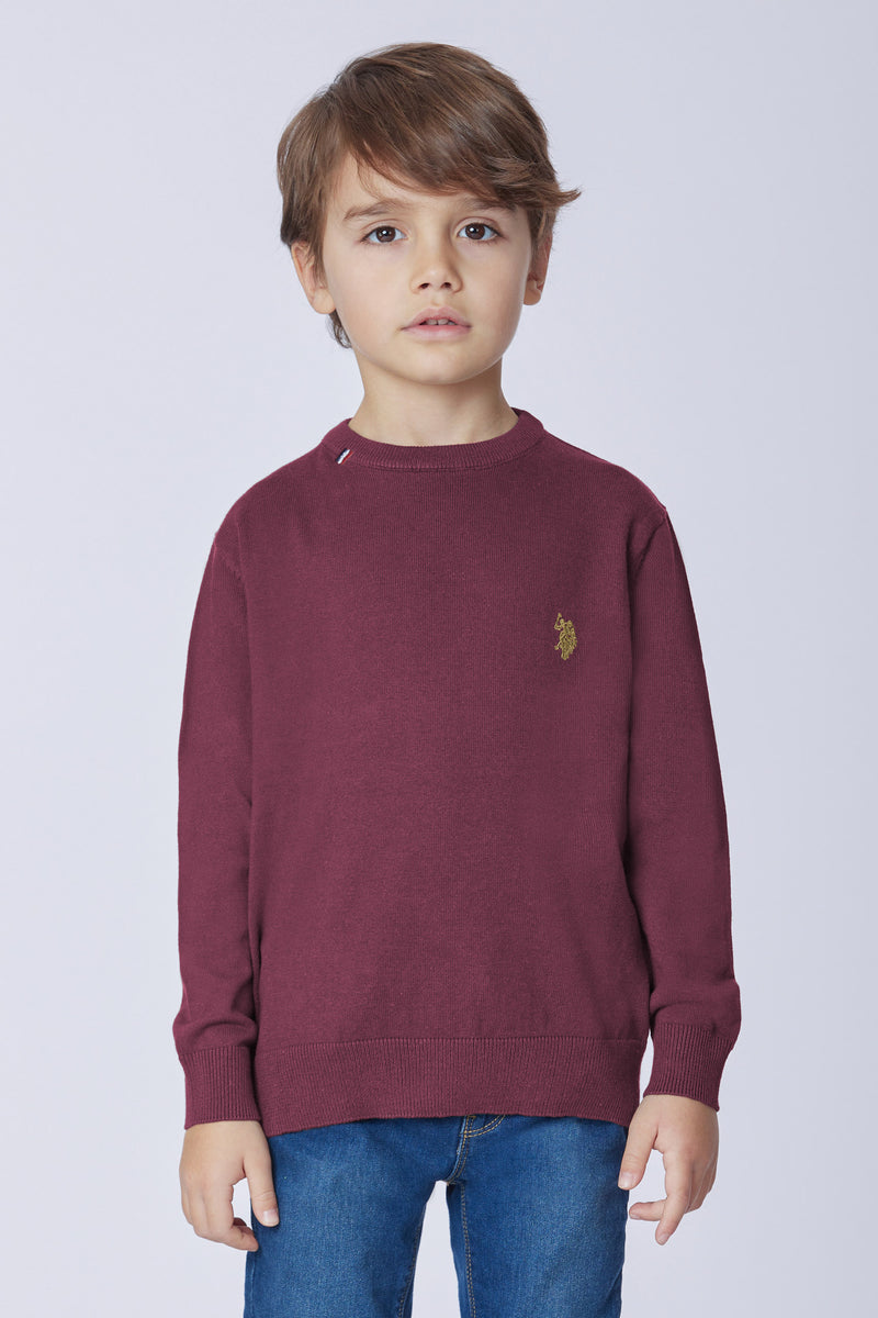 Maglia girocollo con logo