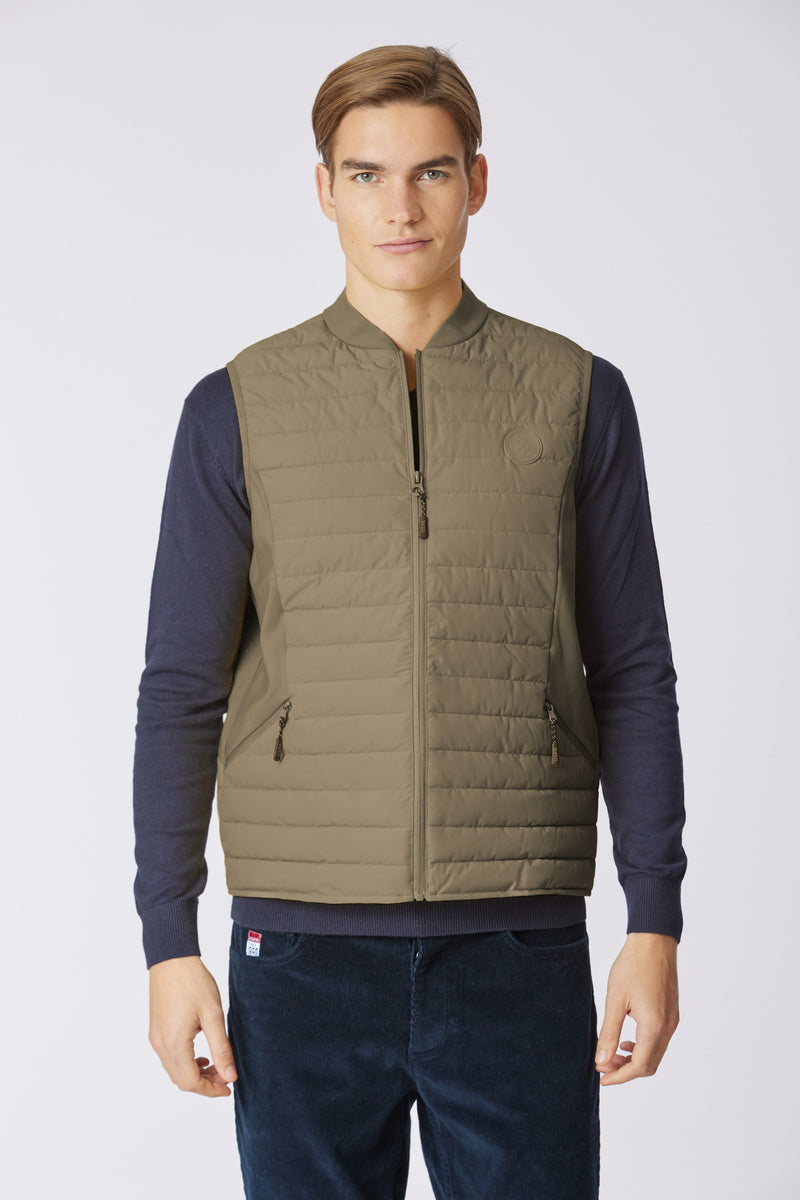 Gilet full zip ripstop