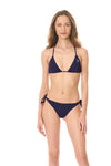 Slip bikini microfibra con laccetti sottili