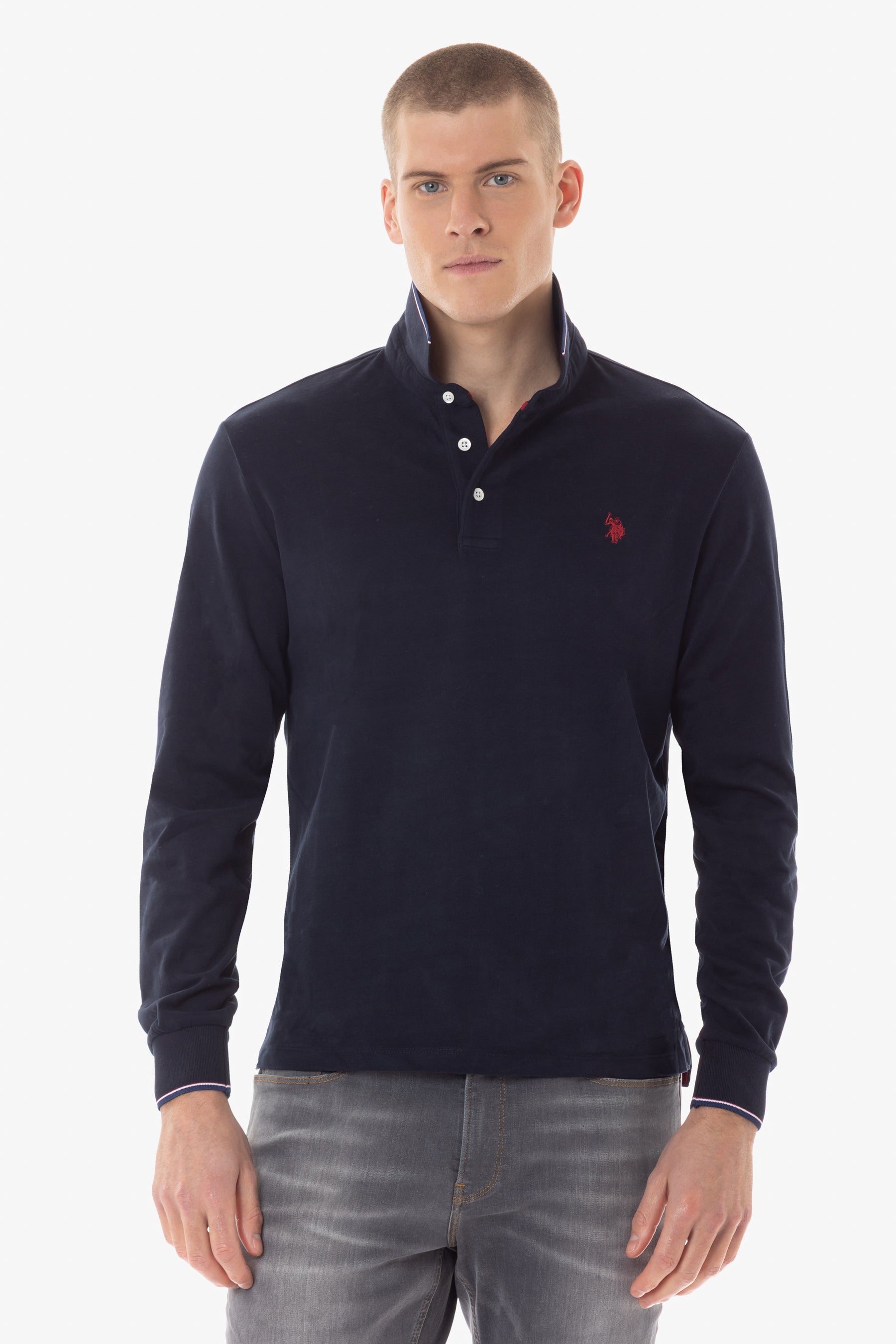 Polo heavy jersey con logo U.S. Polo Assn.