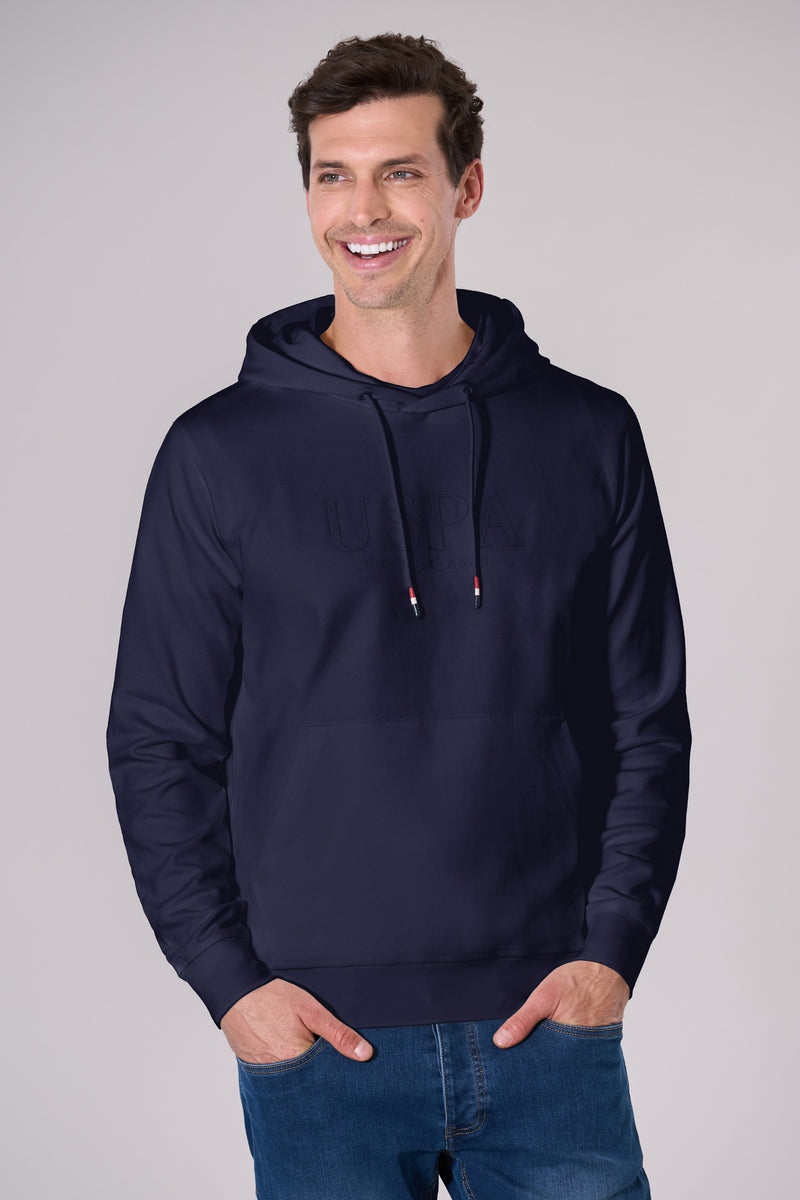 Felpa con cappuccio stretch interlock USPA
