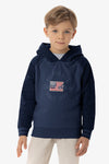 Felpa con cappuccio e bandiera americana U.S. Polo Assn.