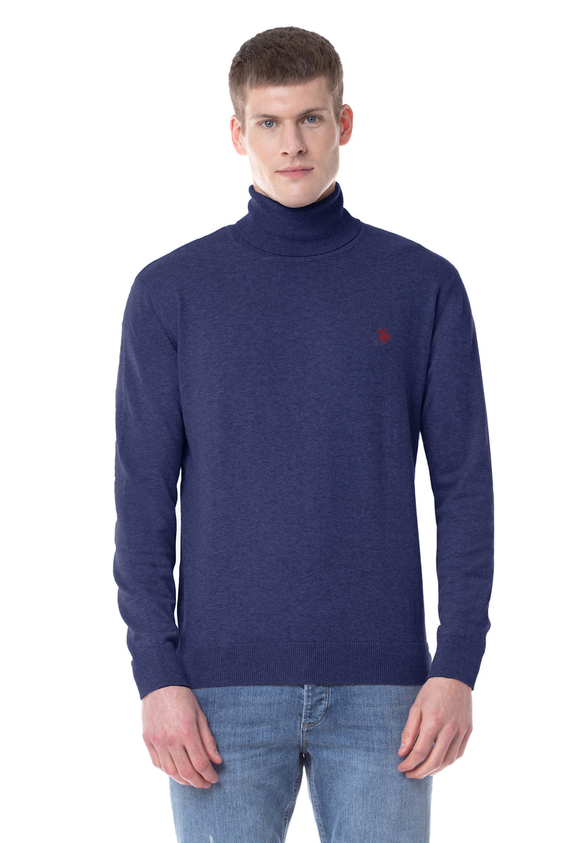 Maglia dolcevita cotone e cashmere U.S. Polo Assn.