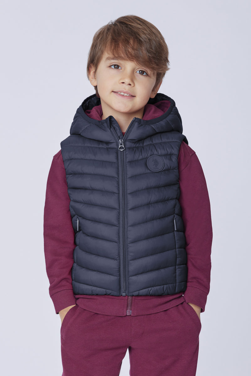 Gilet con cappuccio