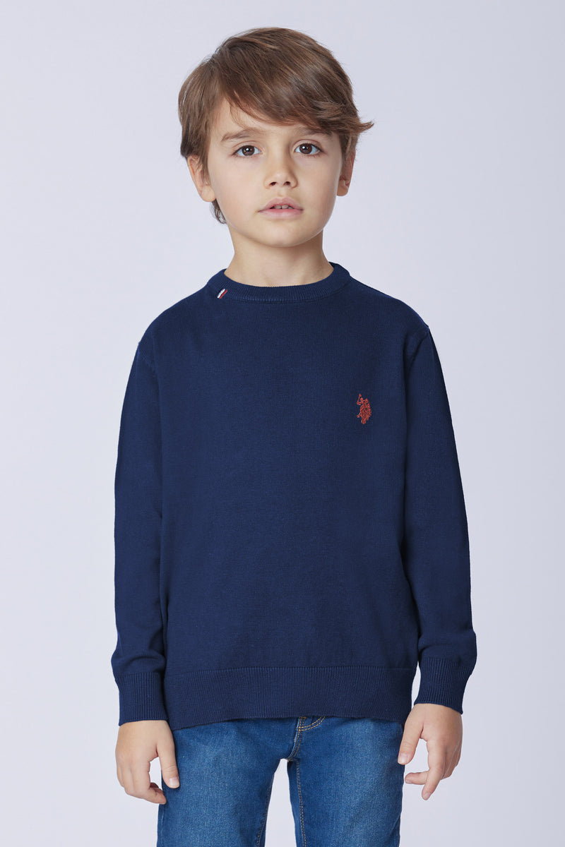 Maglia girocollo con logo