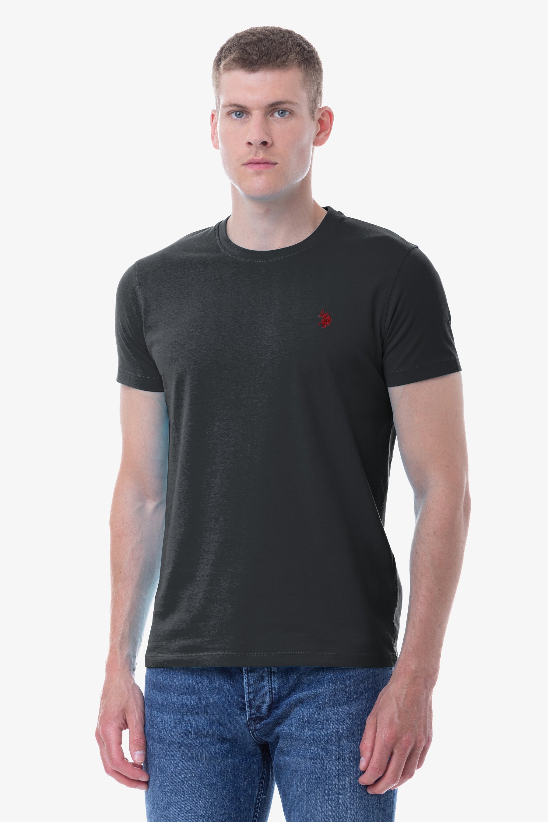 T-shirt in cotone con logo U.S. Polo Assn.