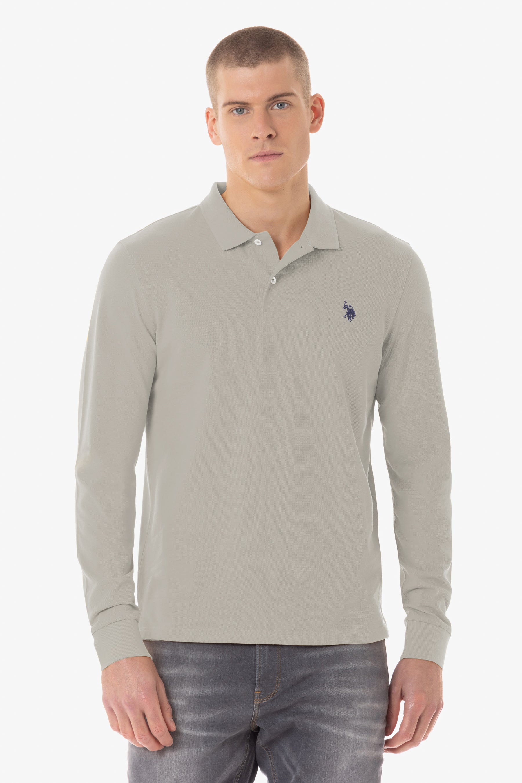 Polo Must a maniche lunghe con logo U.S. Polo Assn.