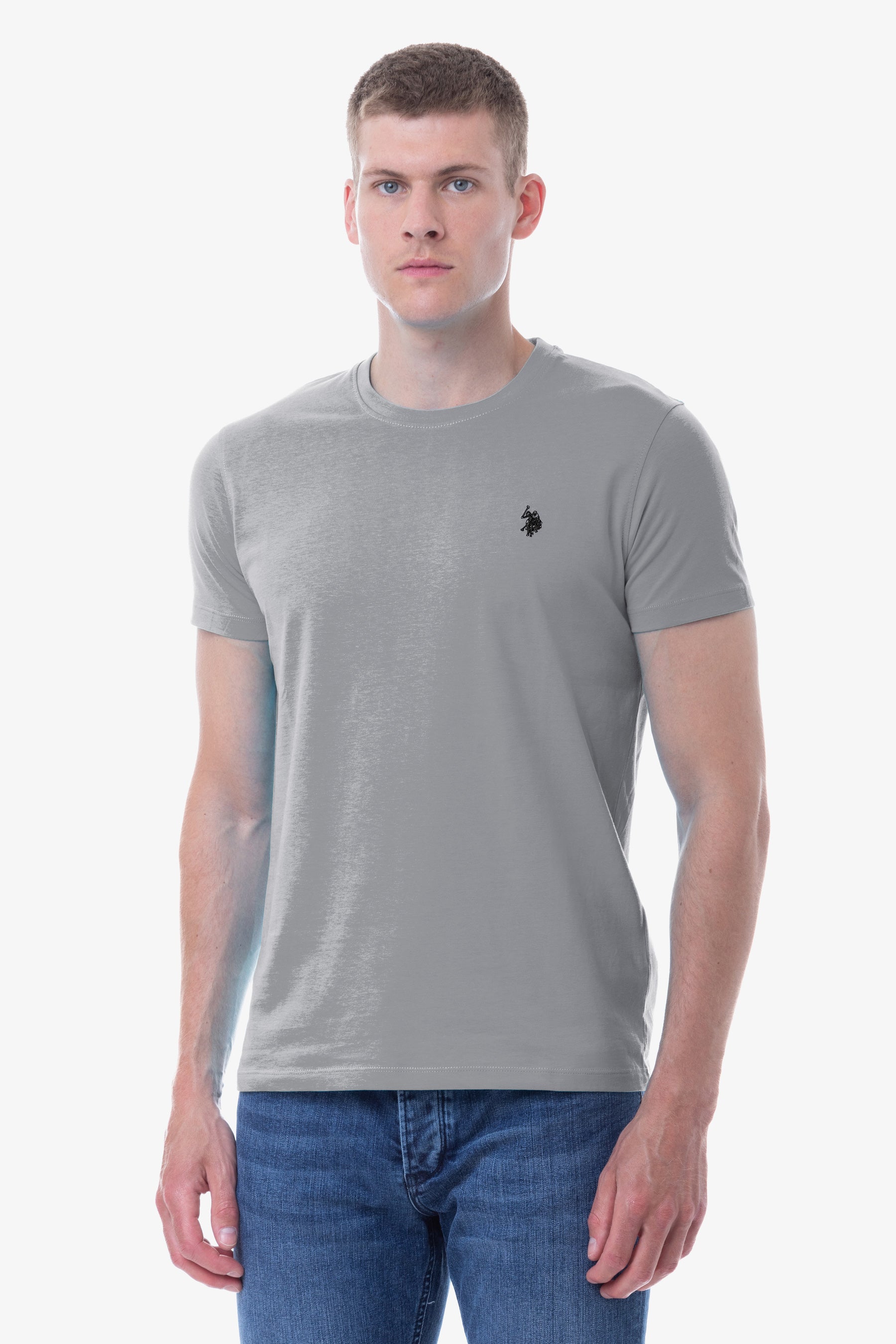 T-shirt in cotone con logo U.S. Polo Assn.