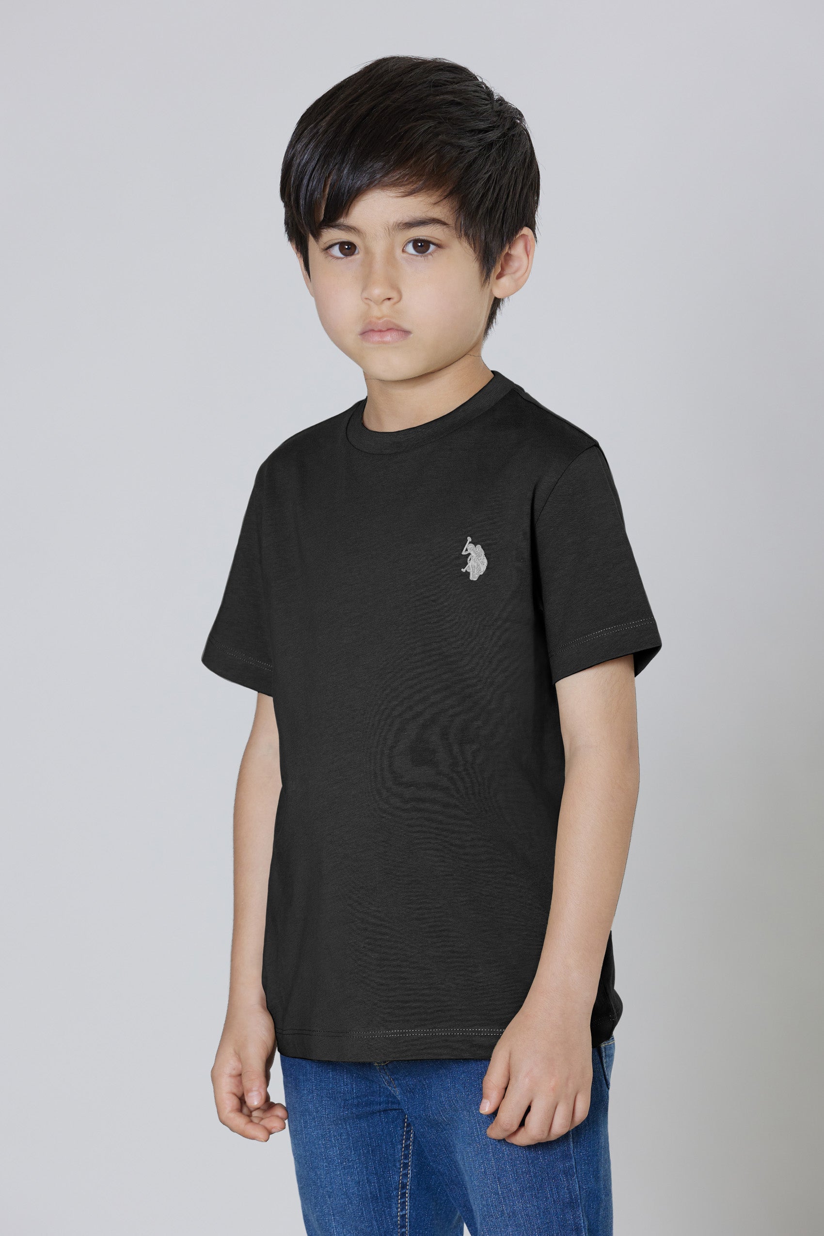 T-shirt a maniche corte in cotone con logo