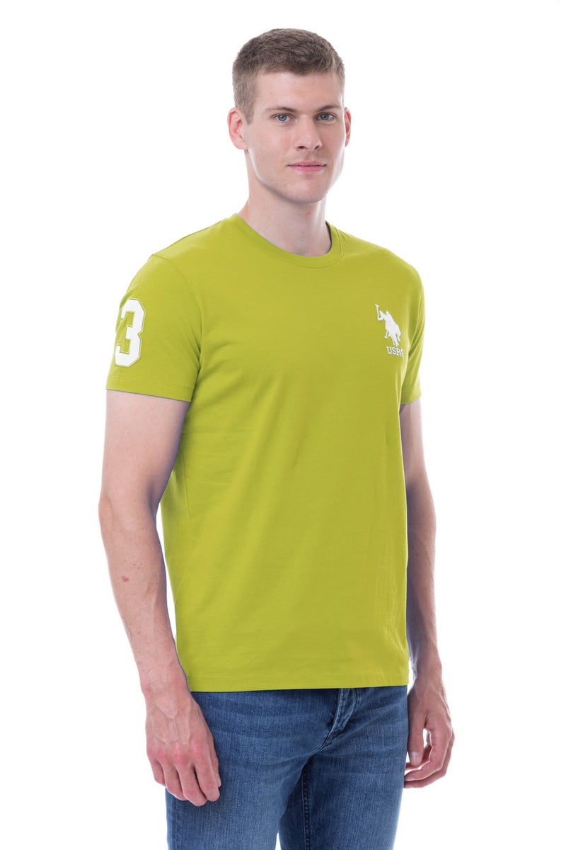 T-shirt a maniche corte con logo big e numero U.S. Polo Assn.