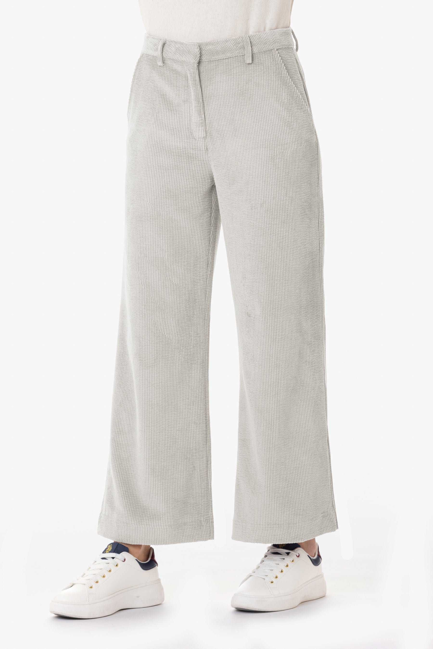 Pantalone gamba larga in velluto a coste U.S. Polo Assn.