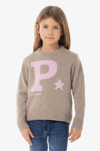 Maglia da bambina misto lana U.S. Polo Assn.