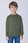 Maglia girocollo con logo
