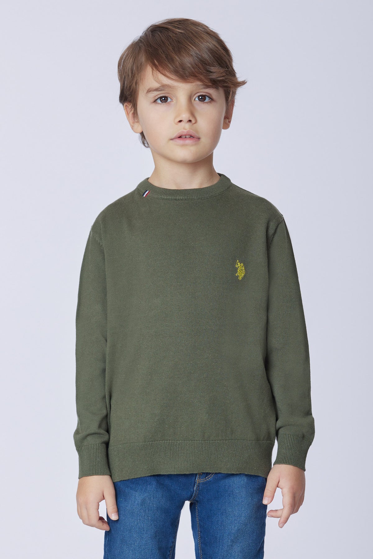 Maglia girocollo con logo